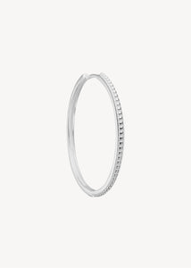 Store hoop øreringe til charms i 925 sterling sølv med antikt inspireret mønster, perfekt gave til hende og gave til konfirmanden 