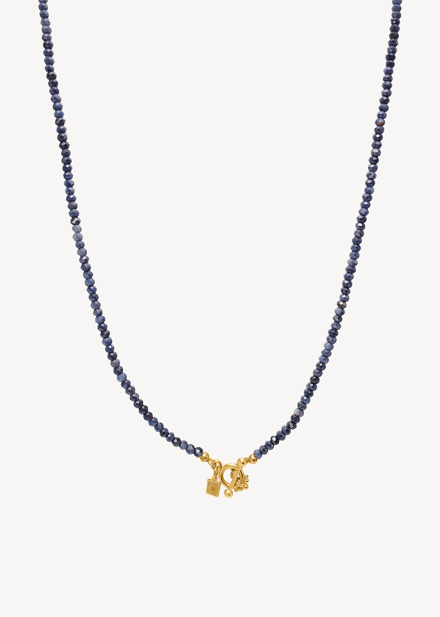 Grace halskæde med Safir - guldbelagt