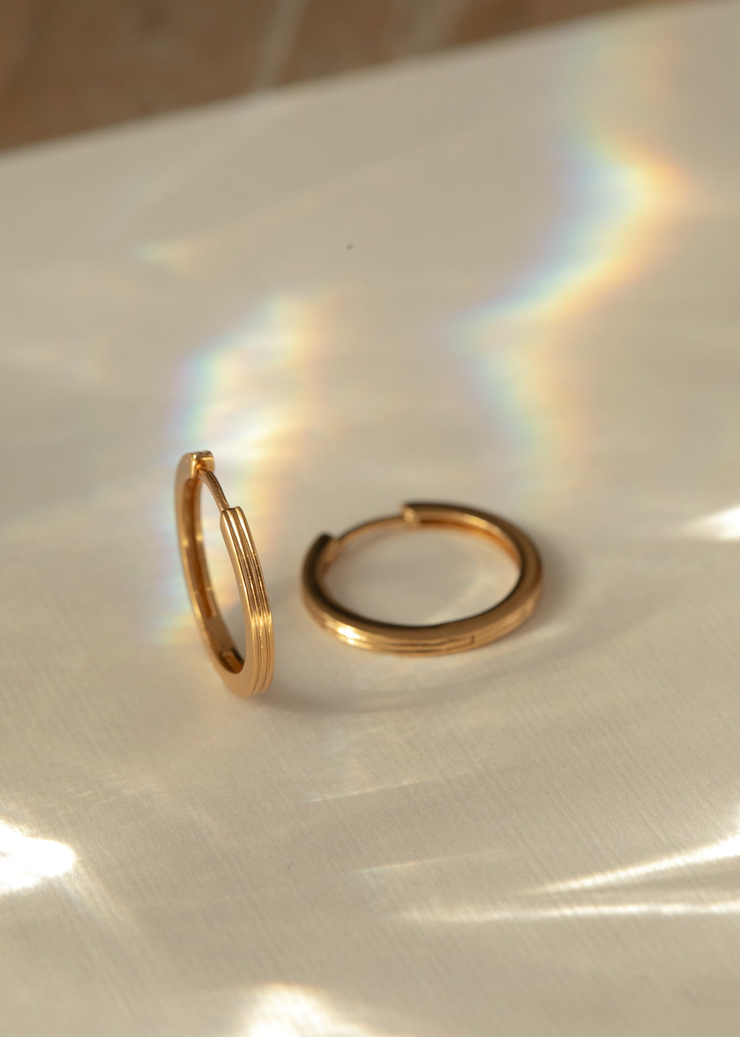 Unicorn hoop 1,5cm 1 stk - guldbelagt