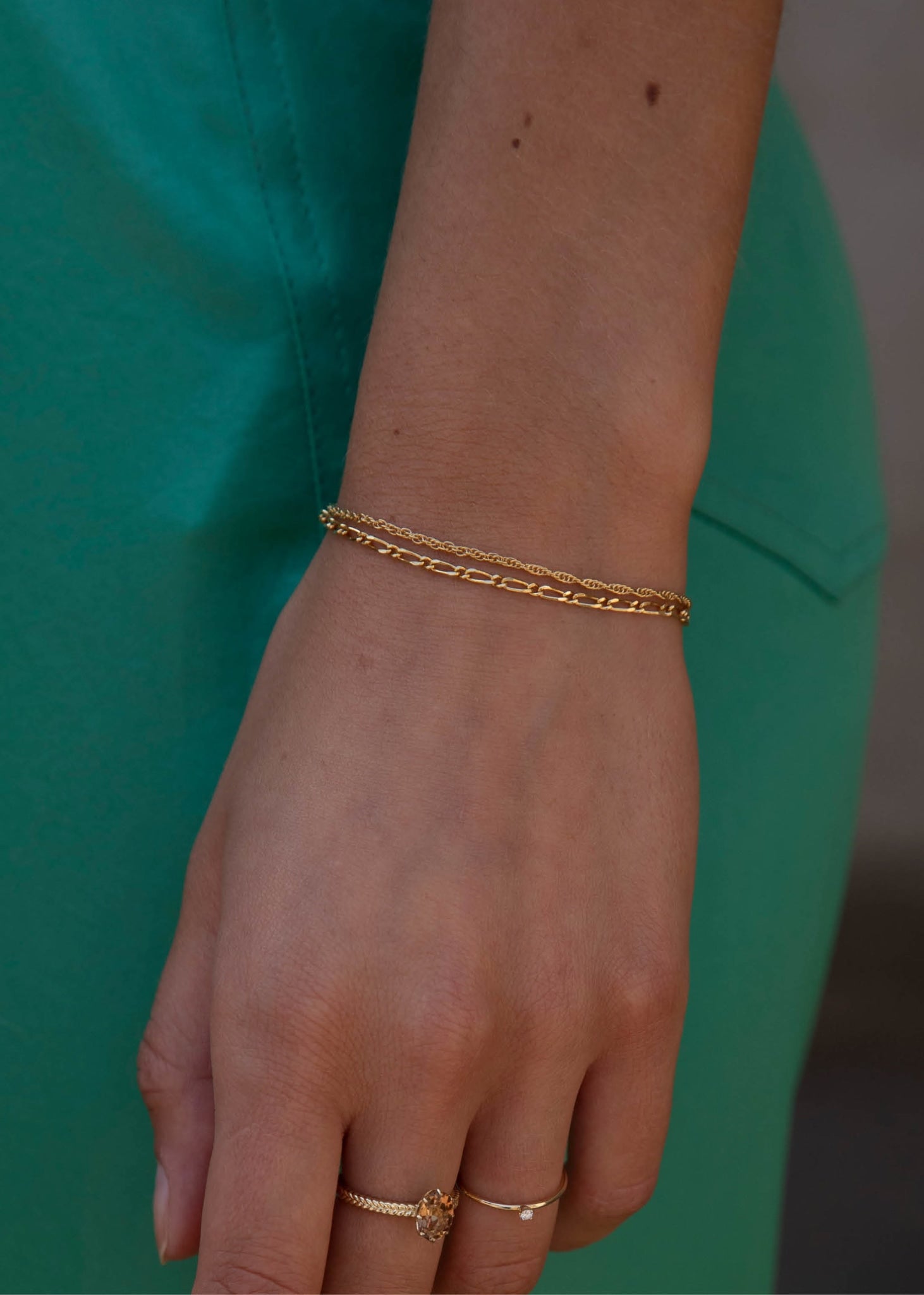 9-Karat Wave armbånd