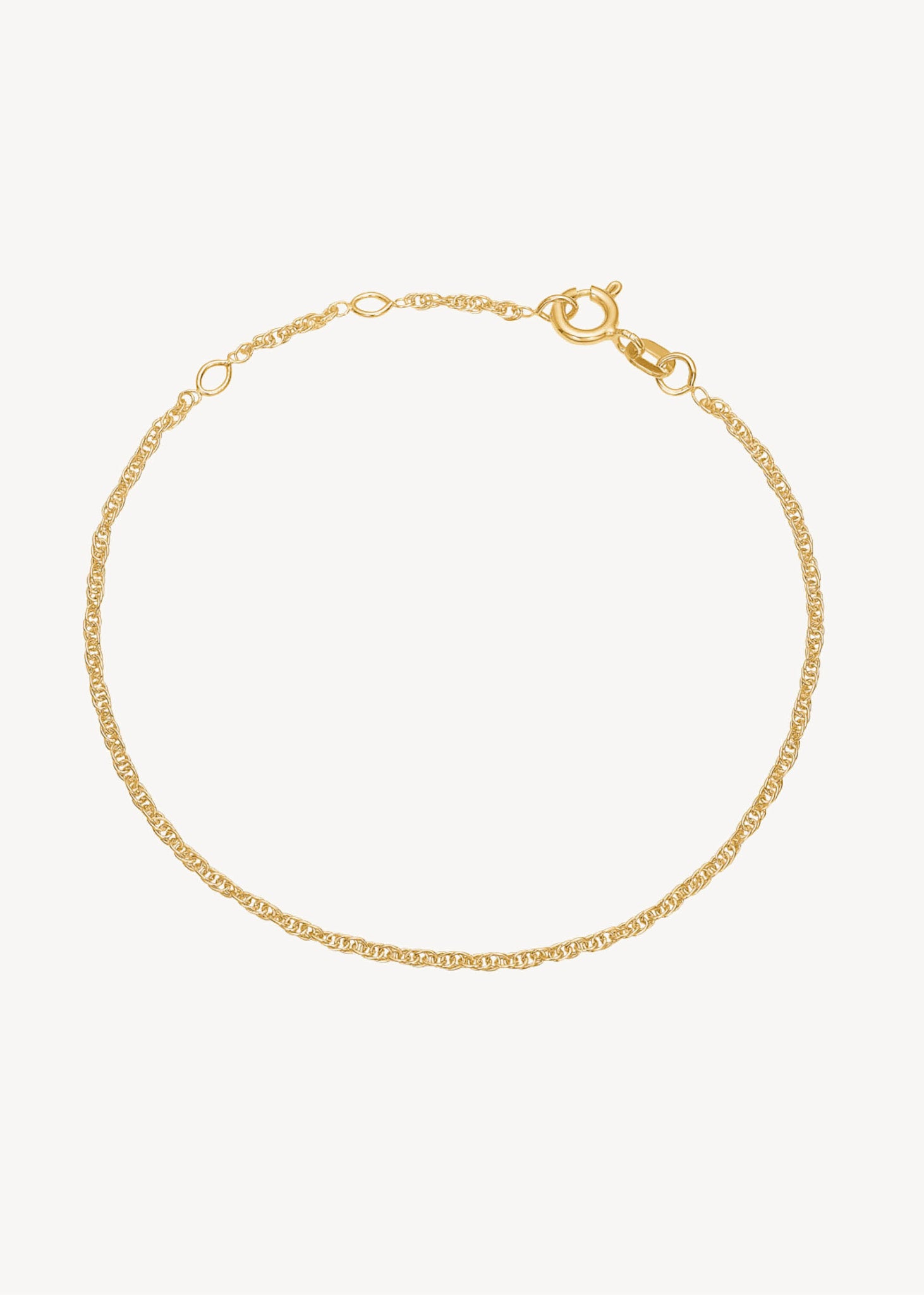 Smukt armbånd i 9 karat guld med Prince of Wales led der glimter i lyset, perfekt gave til hende der har alt og gaven til ham i ægte guld 