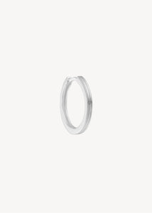 Medium størrelse hoop øreringe til charms i sterling sølv til ham og hende, perfekt gave til hende og gave til ham, design dine egne øreringe