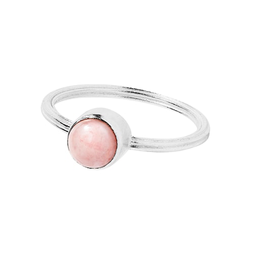 Archive ring med pink Opal - sølv