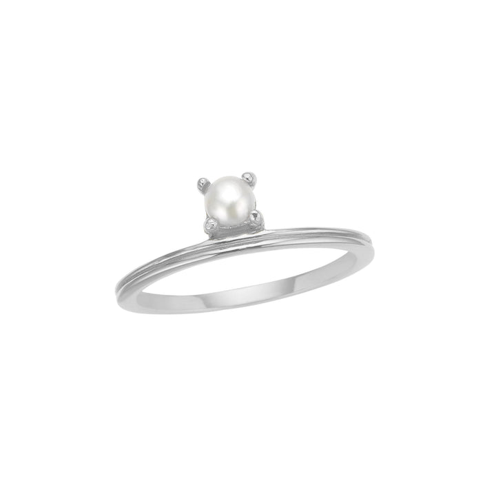 Unicorn ring med Perle - sølv